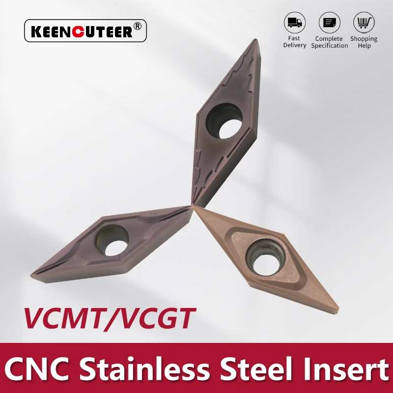 VCMT/VCGT VCMT11/16 VCGT11/16 YZ15TF Carbide Insert for SVJCR/L External Turning Tool Stainless Steel Blade Cutter CNC Lathe