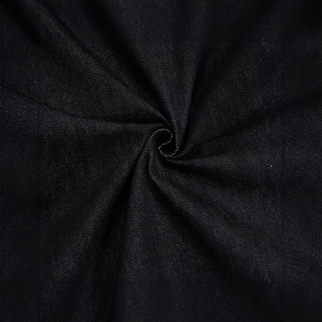 Zomer nieuwe Amerikaanse High Street koe gewassen denim cropped broek heren all-match casual woord wijde pijpen