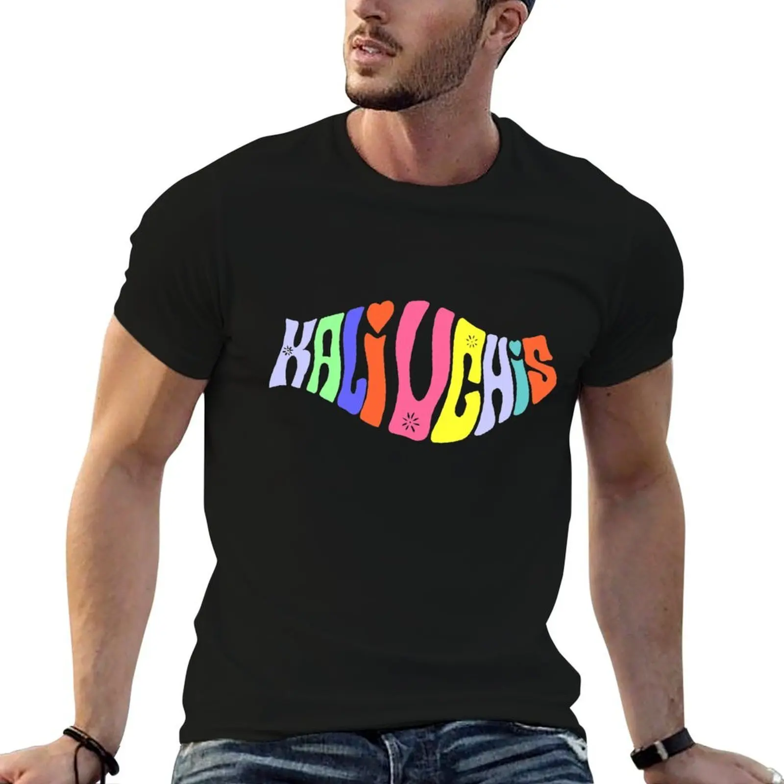 

Kali uchis Color Logo T-Shirt essential t shirt t shirt man cotton t shirts for man graphic vintage T-shirt