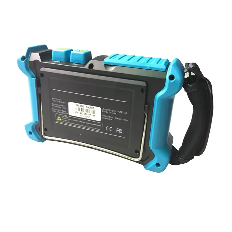 يده الألياف VFL وظيفة تستر الألياف البصرية المجال الزمني الانعكاسات شبكة FTTX SC LC FC ST Pon SM/MM TR600 OTDR #4