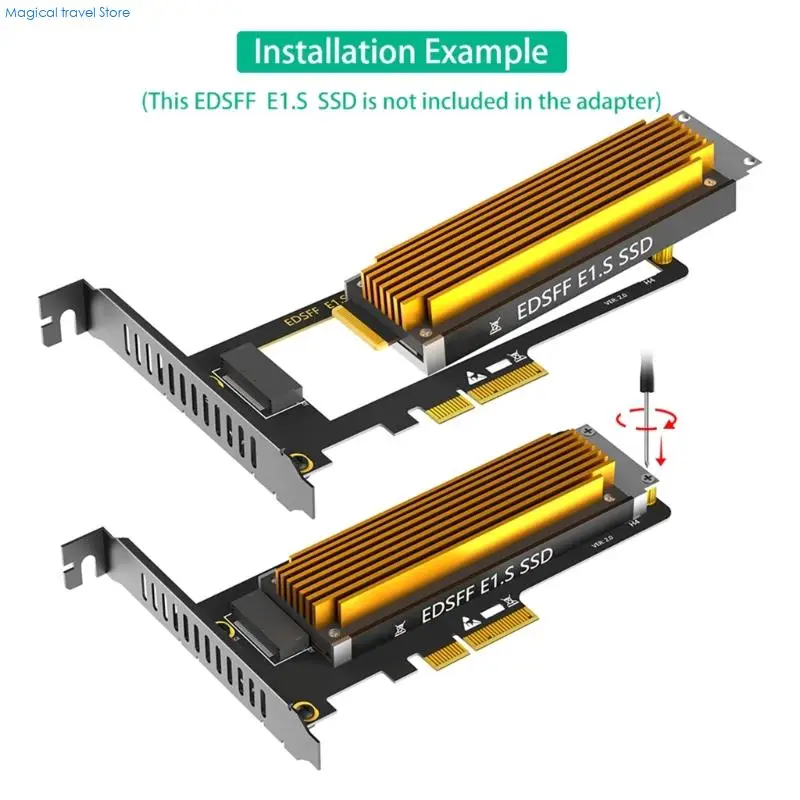 N2UB EDSFF Disk PCIe4.0 4X Adapter Seamlessly Integration Advanced