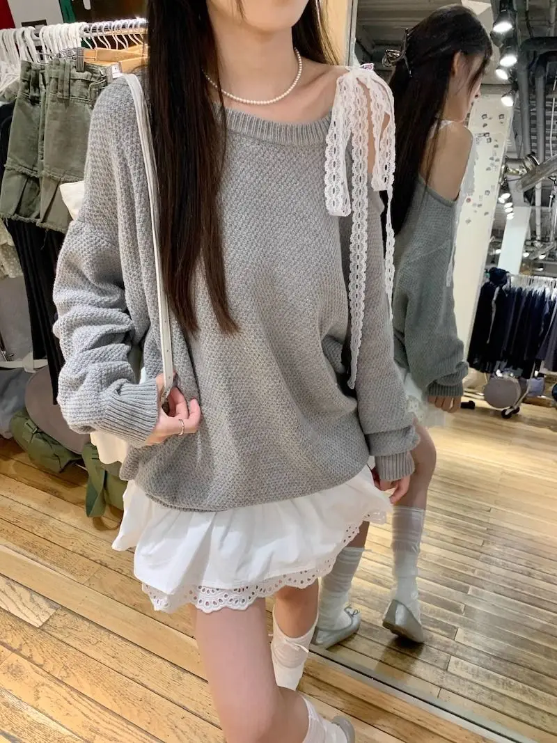 

Sweaters Jumpers Pullovers Women Pullover Armless For Tight Chic's Tassel Daily Coffee Tassels Weekend Lounging Textured Fit Ins