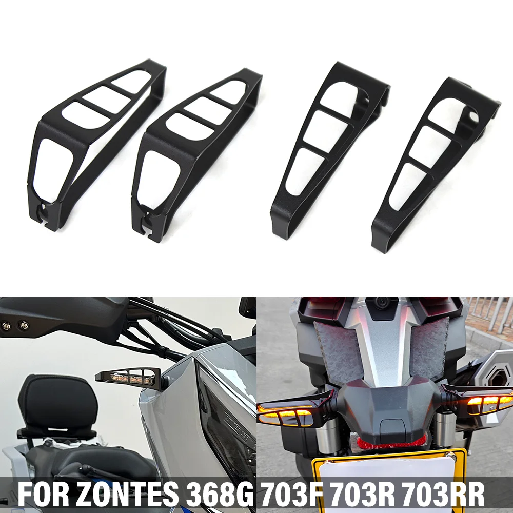 FOR ZONTES 368G 368-G 368g 703F 703R 703RR Motorcycle Lampshade Front Rear Anti-Scratch Turn Signal Light Guard Protective Cover