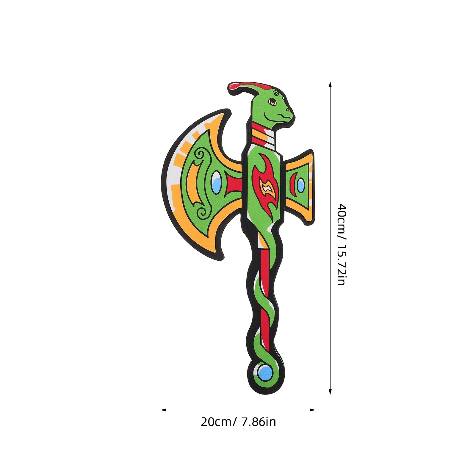 Foam Dinosaur Axe Cartoon 's Party Cosplay Performance Halloween Safe Lightweight Foam Dinosaur Axe Cartoon Prop Play