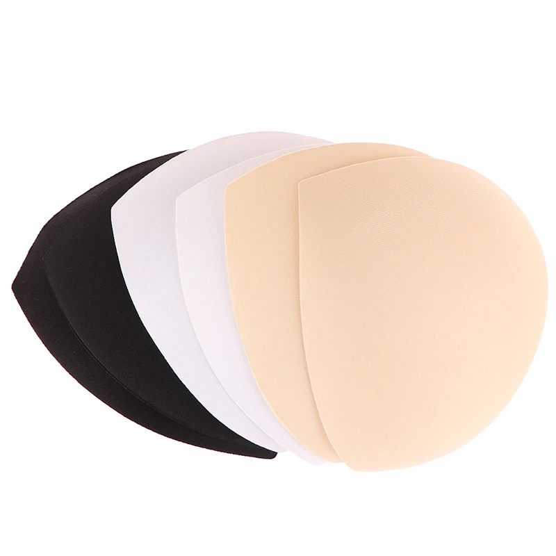 1 Paar Dreieck Schwamm BH Pads Push-up Brust verstärker abnehmbare BH Polsterung Einsätze Tasse für Badeanzug Bikini Polsterung intimates