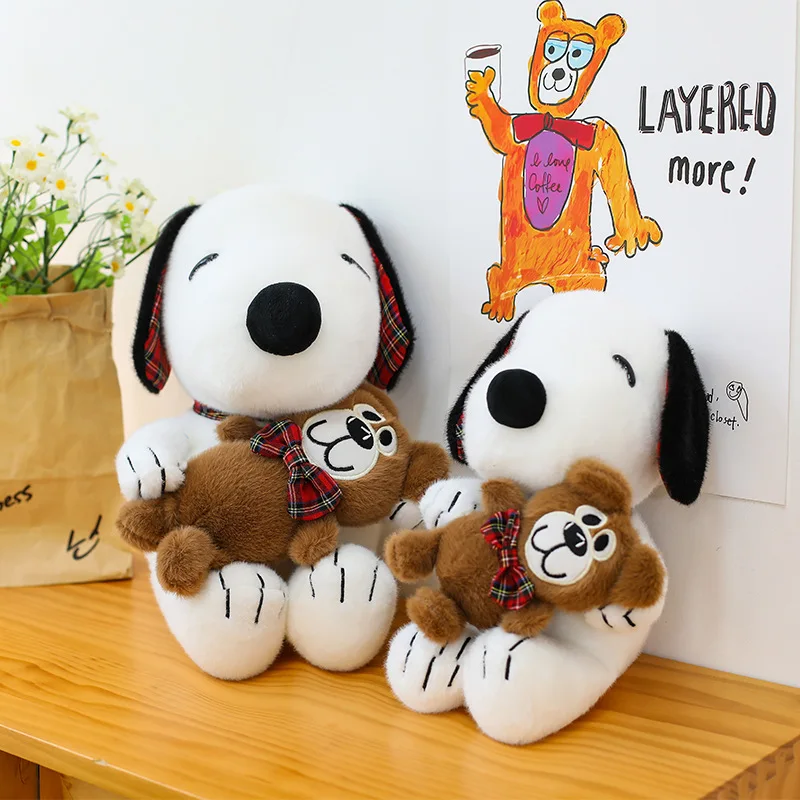 

Новая 55 см кукла Snoopy Peanut Comics Anniversary Series, аниме-фигурка, кавайная плюшевая игрушка, кукла на заказ, коллекционный орнамент, подарок на день рождения