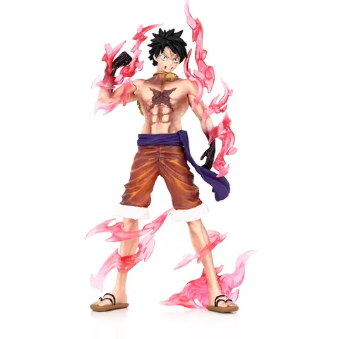One Piece Luffy Animefigur Leksaker Monkey D. Luffy Flowing Cherry PVC Actionfigur Samling Modell Dockor Födelsedagspresenter Barn 10 best sales figurmodell - №9