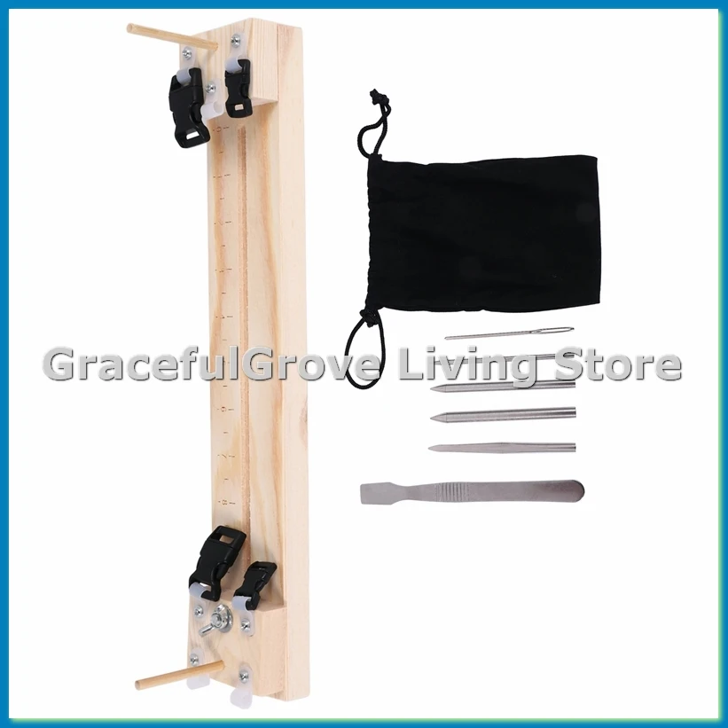 

7 PCS Paracord Bracelet Knitting Tool Paracord Tool Paracord Jig DIY Wooden Paracord Braid-ABFB