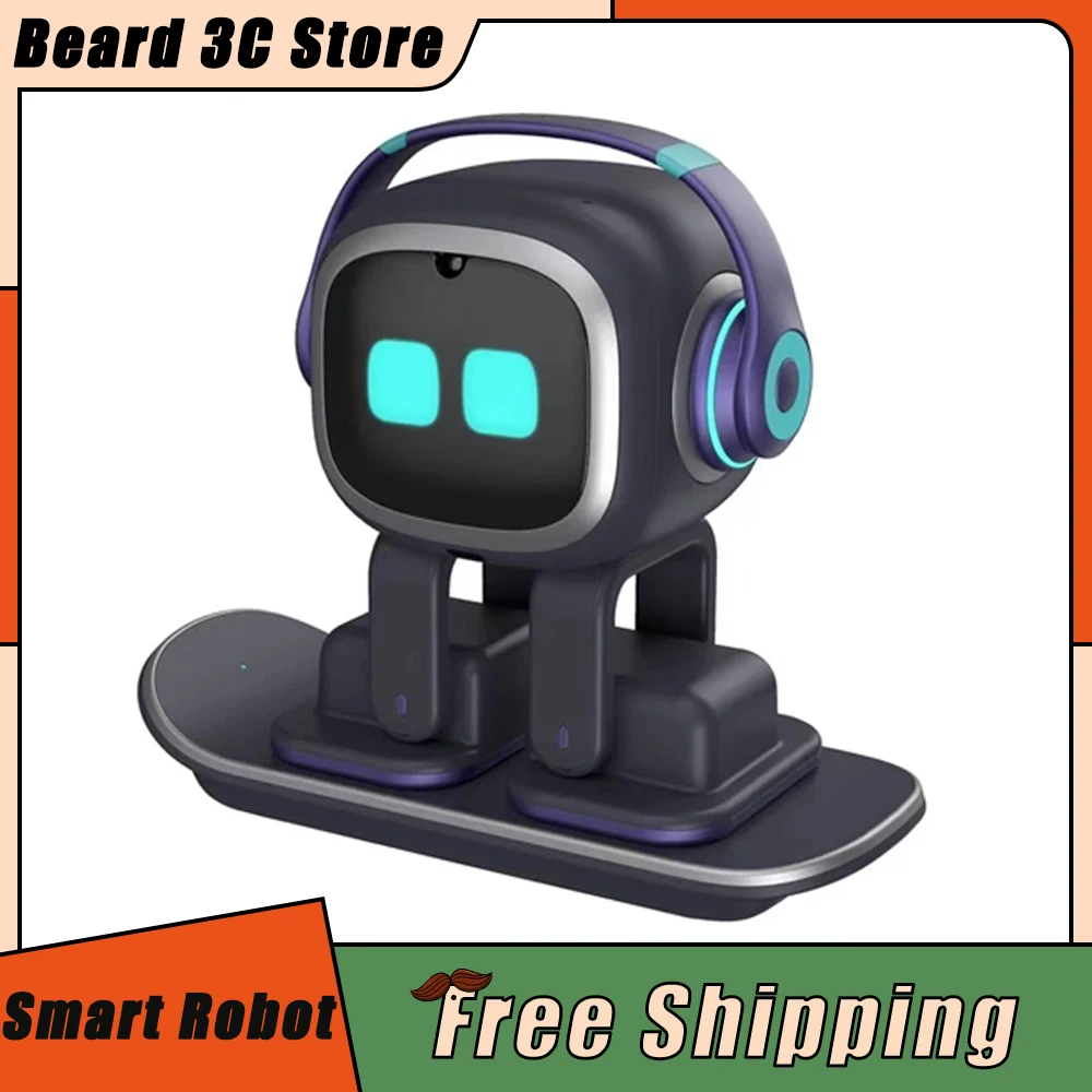 EMOPET Smart Robot Face Recognition AI Intelligent Robot Electronic Pet Emotional interaction Desktop Toy For Boy Children Gifts