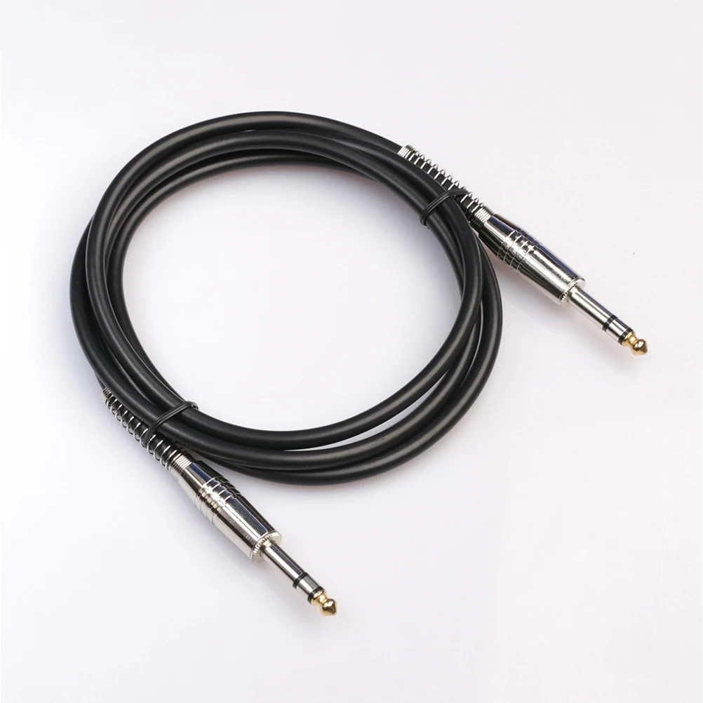 

6.35mm Audio Cable for Electric Guitar Durable PVC Material High Standard Materials Professional Technology Black