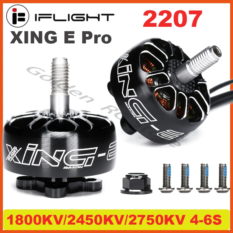 

iFlight XING E Pro 2207 1800KV 6S /2450KV 2750KV 4S Brushless Motor Compatible 5inch Propeller for RC FPV Racing Drone Parts