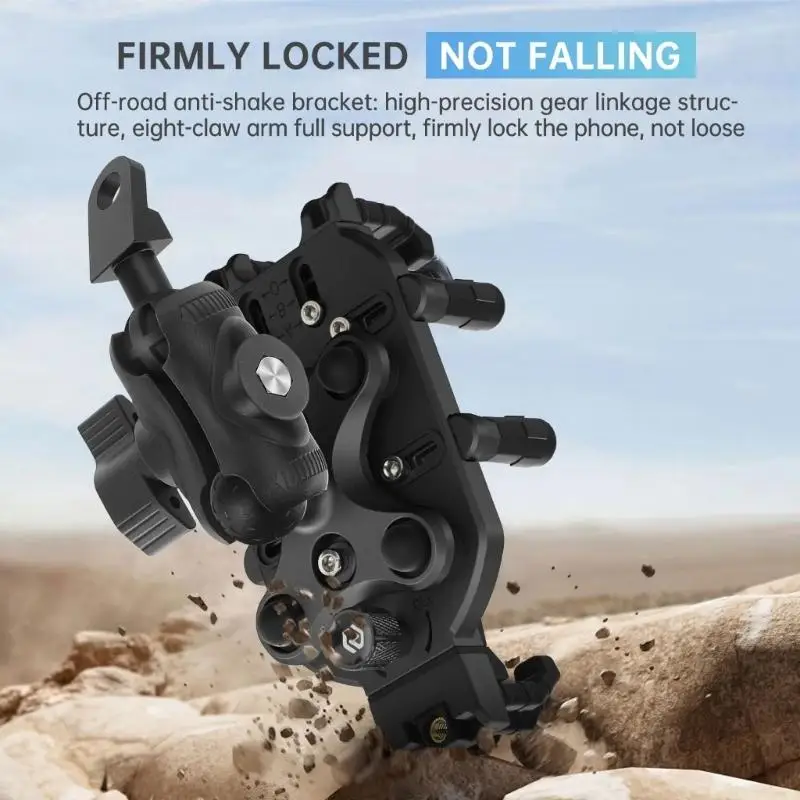 Multiple Motorcycle Phone Grip Anti-Shake Brackets for Most Smartphones