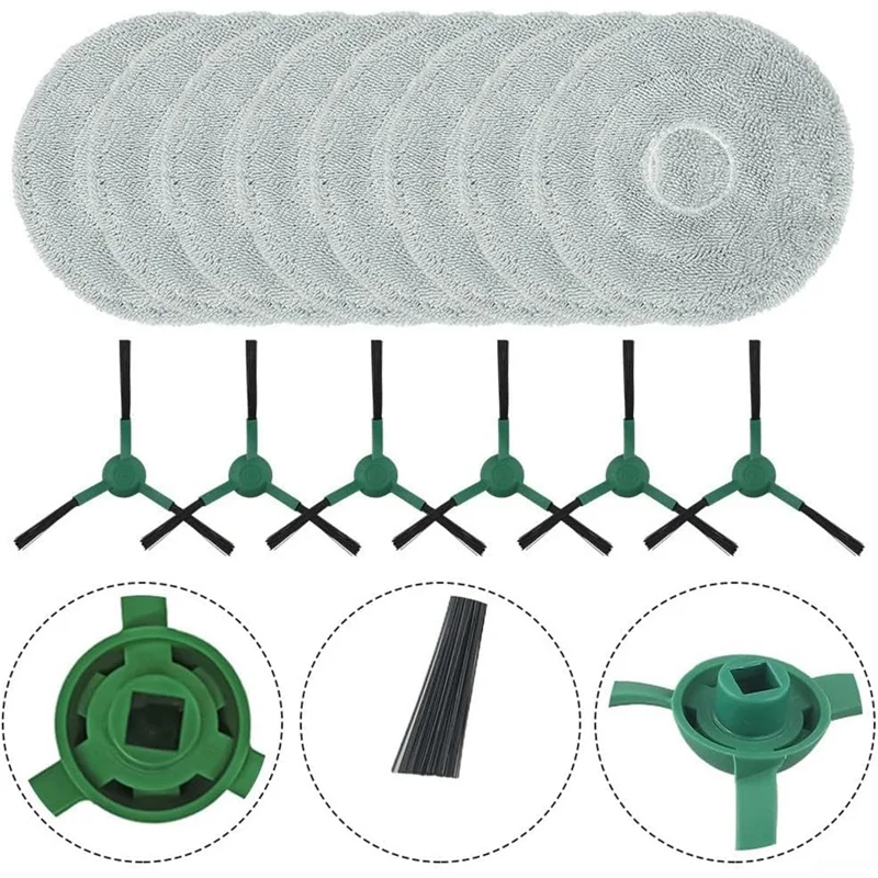 A88X For Irobot Roomba Plus 405 505 For Combo Robot Vacuum Cleaner Accessories Side Brush Mop Cloth Replacement Parts