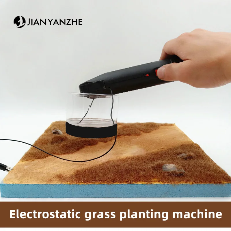 Model sand table vegetation making Electrostatic grass planting machine For Miniature scale model scene production