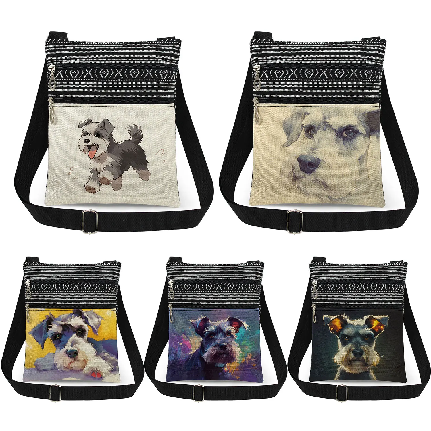 Schnauzer Print Cro… - image