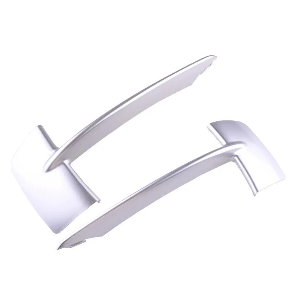 Matte Chrome Bumper Trim ABS For BMW X5 F15 35i 35ix 35dx 40ex 2014-17 Front Bumper Grille Trim Molding 51117303113 51117303114