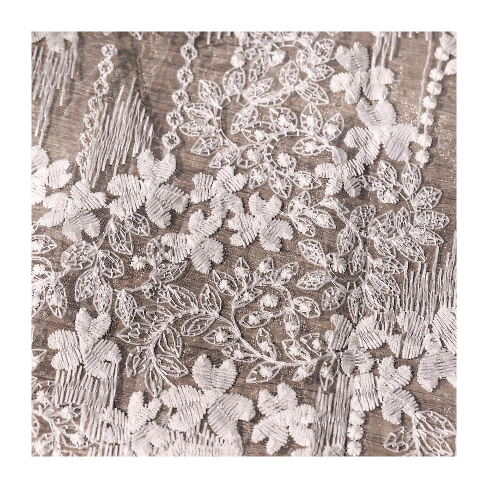 Tela de malla beige de 1 metro - Embroidery Gradient reseña y precio