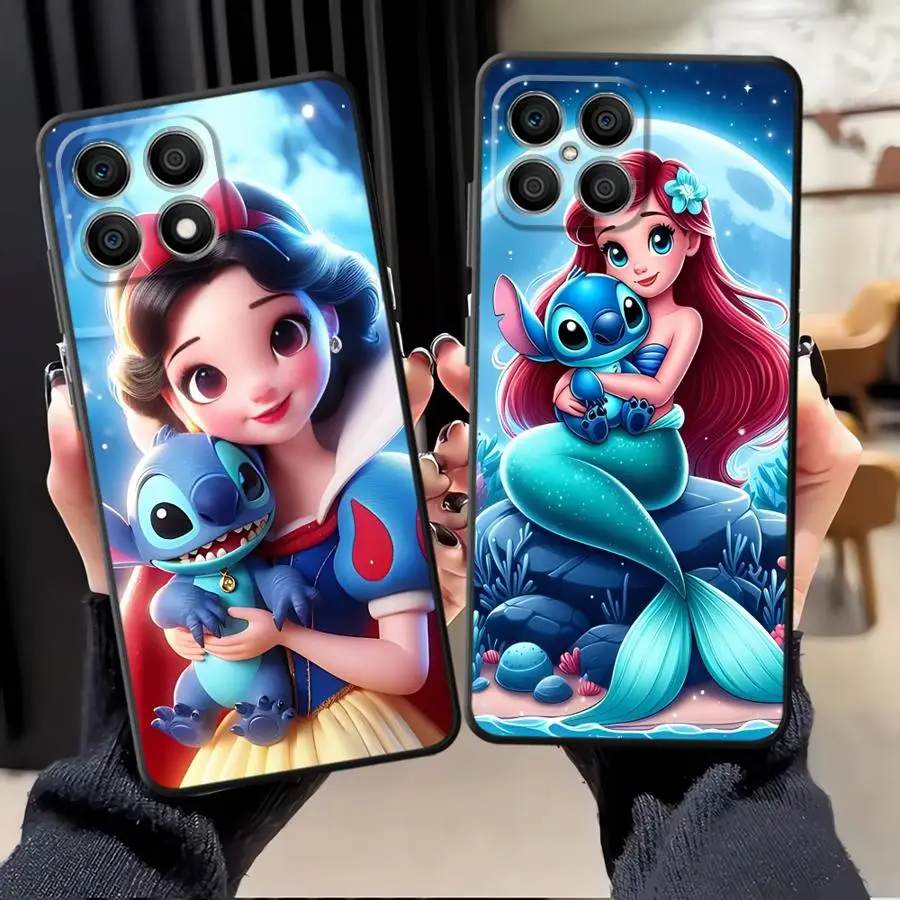 Черный мягкий чехол для телефона Disney Princess Beautiful Moonlight для Honor 90 200 400 Lite X8 Magic5Lite 70 8X X6 X5b X9a X7 Черный мягкий чехол для телефона Disney Princess Beautiful Moonlight для Honor 90 200 400 Lite X8 Magic5Lite 70 8X X6 X5b X9a X7