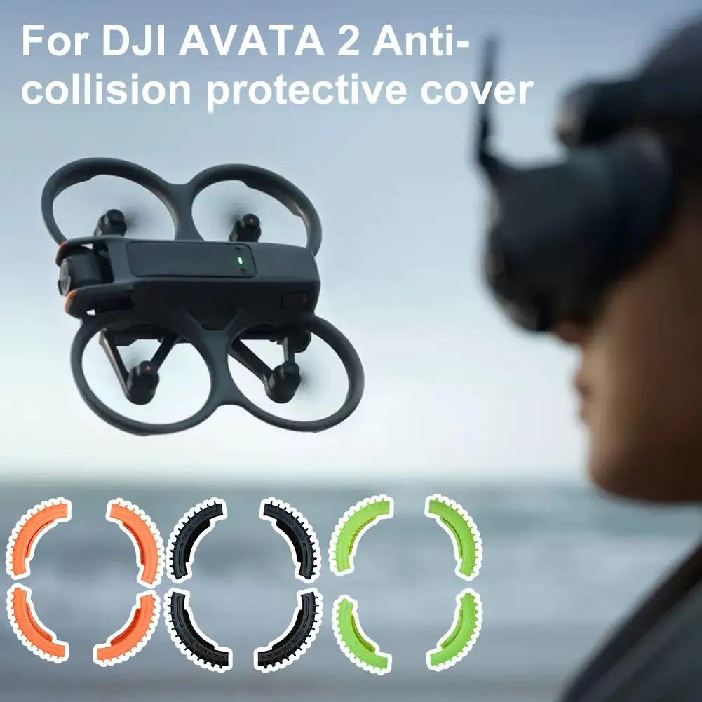 Для dji Avata 2 пропеллер бампер Защита пропеллеров Protector, пропеллер Бампер анти-столкновения защитный чехол для dji AVATA 2 Drone