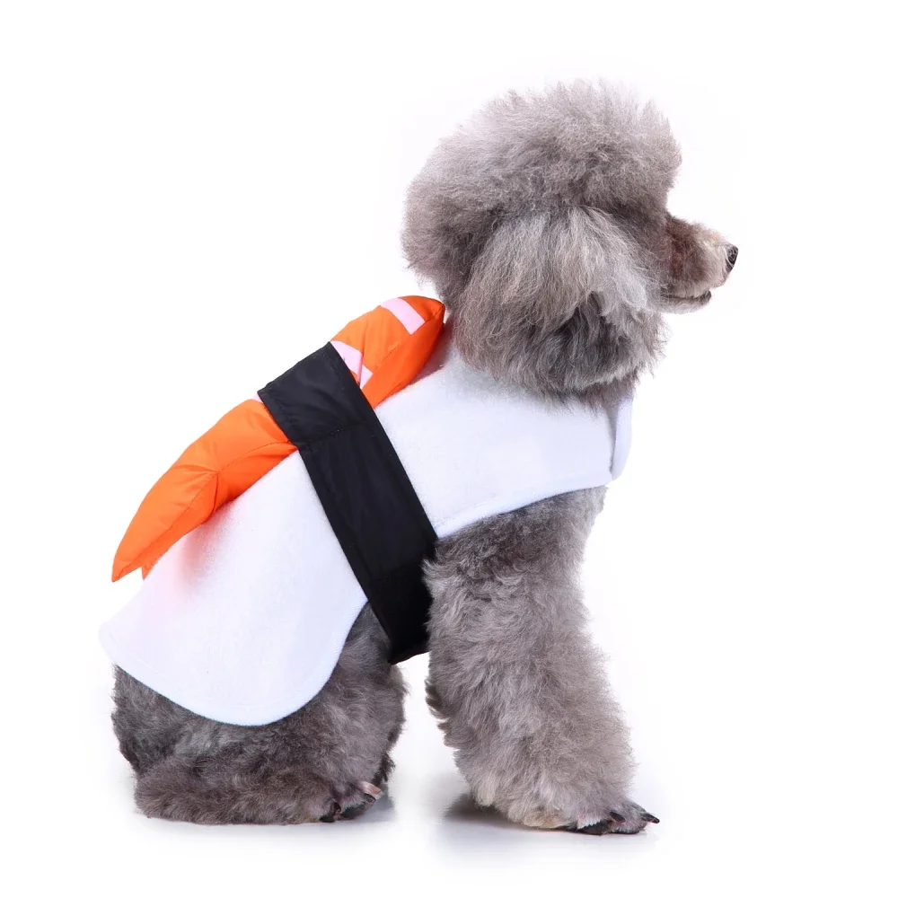 Christmas Pet Funny Kimono Cosplay Halloween Dog Costume Sushi Chef Clothes Pet Festival Clothes Bulldog Costume Cosplay