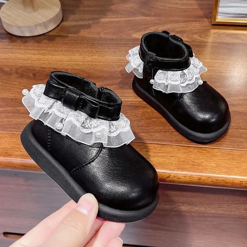 Bébé filles bottes en cuir dou - Kids Outdoor Zipline avis et prix