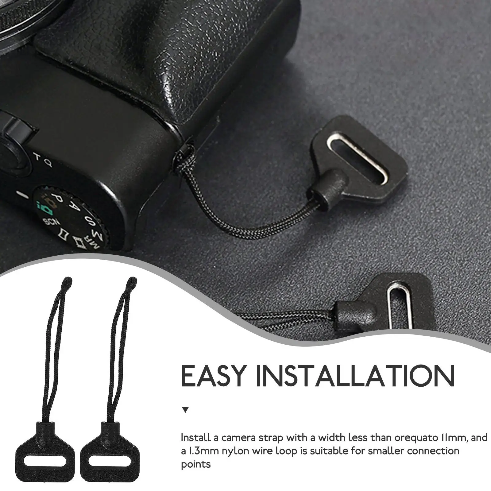 Camera Lanyard Belt Strap Buckle Accessories Suspender Loops SLR Supply Plastic Practical Neck