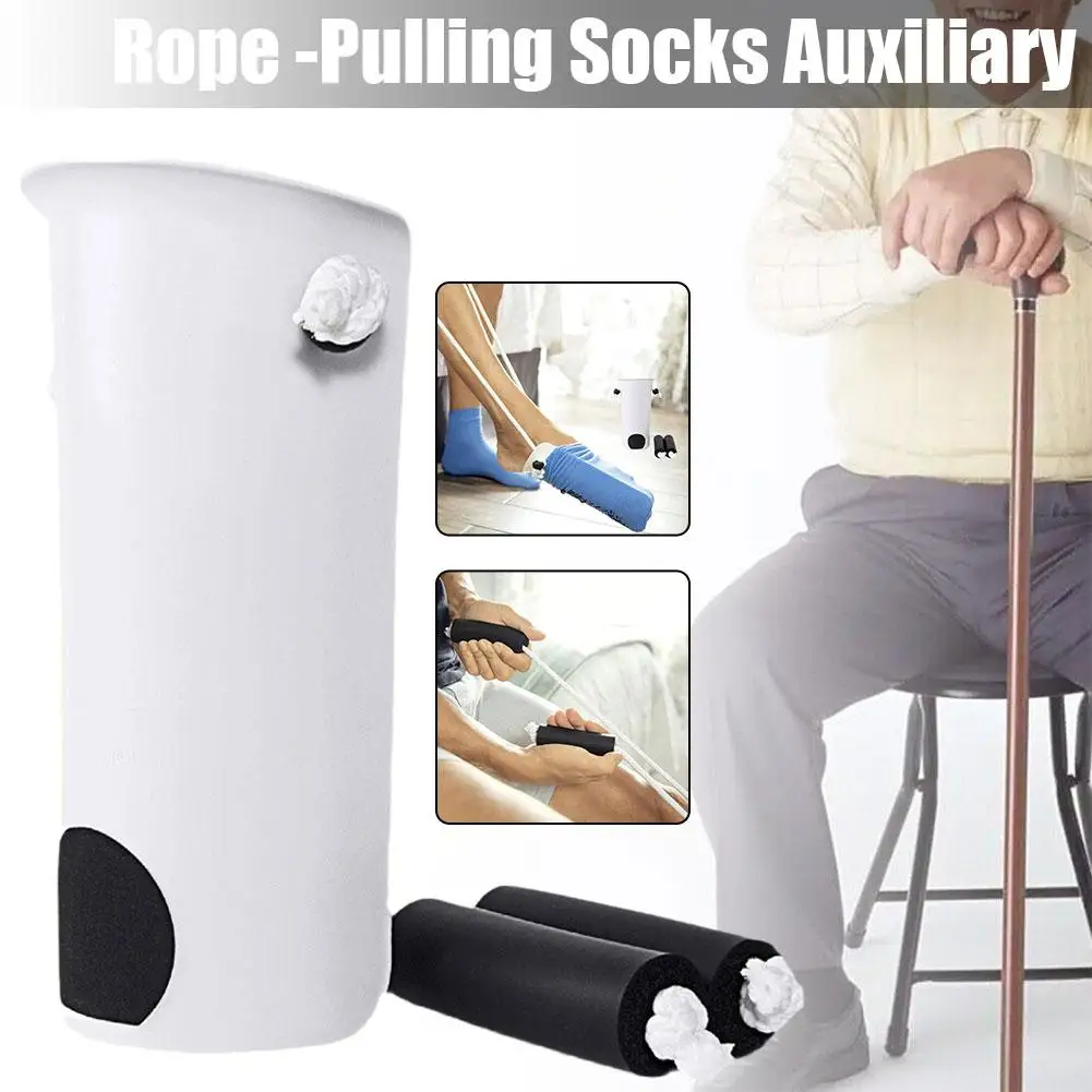 Sock Aid Kit Sock Helper No Bending Pregnancy And Injuries Easy Horn Put Suitable Care To Shoe Socks On Elderly Way Tool Li D4M8