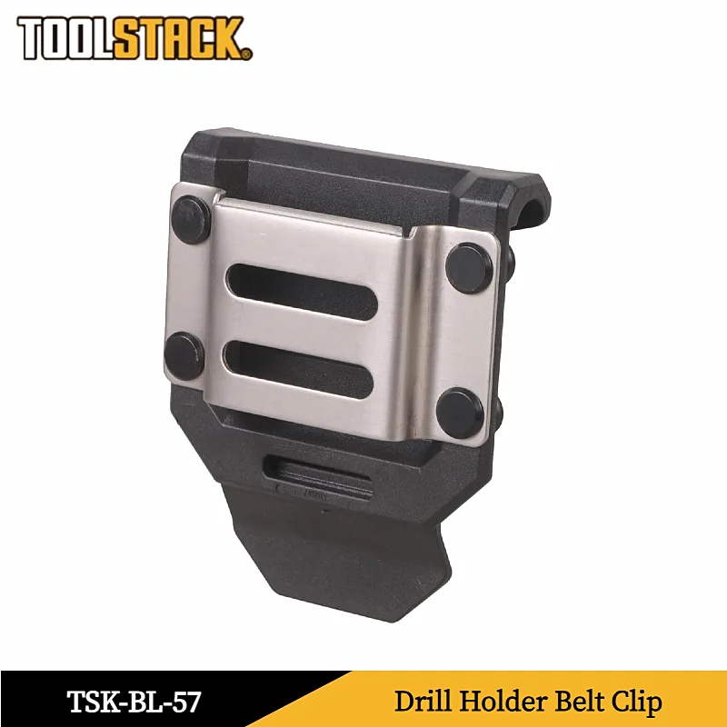 Drill Holder Belt Clip Heavy Duty Tape Measure Belt Holder Cordless Drill Holder Tape Measure Holder Tool Hanger Clips Organizer