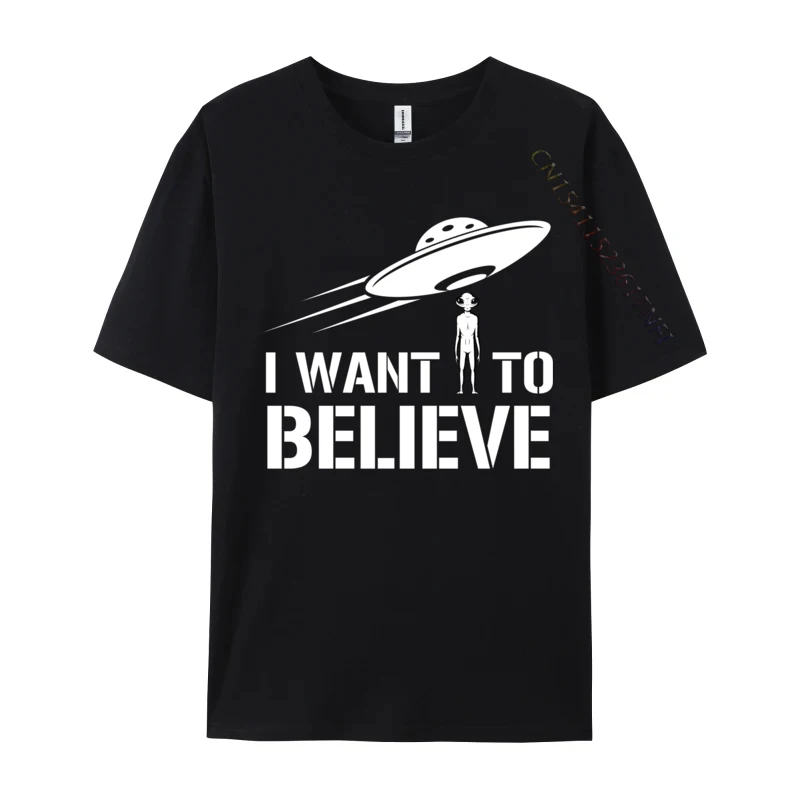 

I Want To Believe Alien Ufo Roswell Extraterrestrial Ufos Casual Mens Fitted Casual Tops Shirts Cotton Top T-Shirts Casual