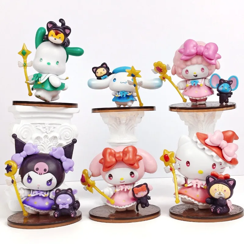 星空の夜パーティー マジシャン サンリオ ブラインドボックス フィギュア クロミ ドール マシン ドール ツイストエッグ オーナメント ドール おもちゃ