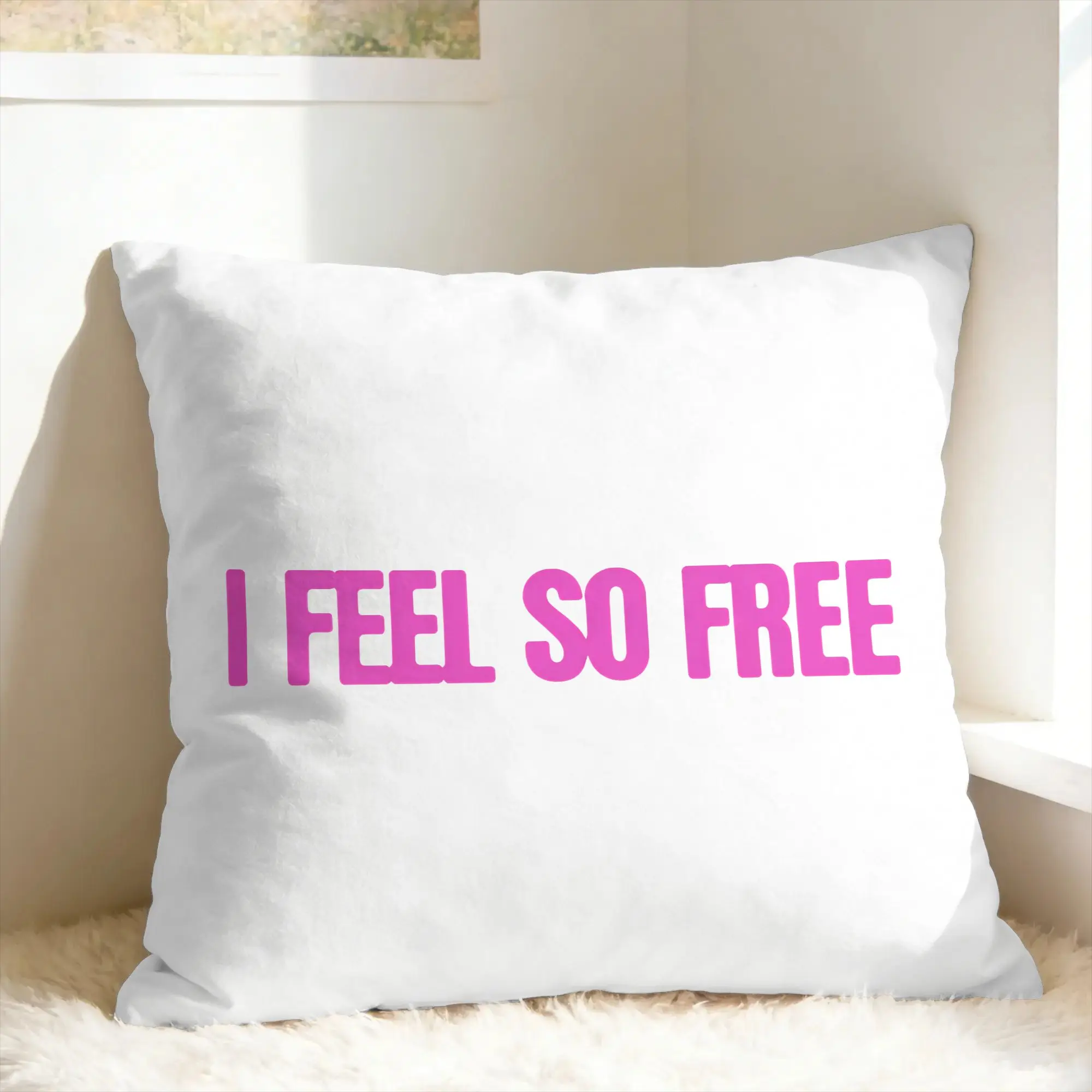 I Feel So Free Album 2026 M-MadonnaS Pillowcases  Vintage Pillow Case For Sofa Couch Bed Living Room Custom Pillow Cover