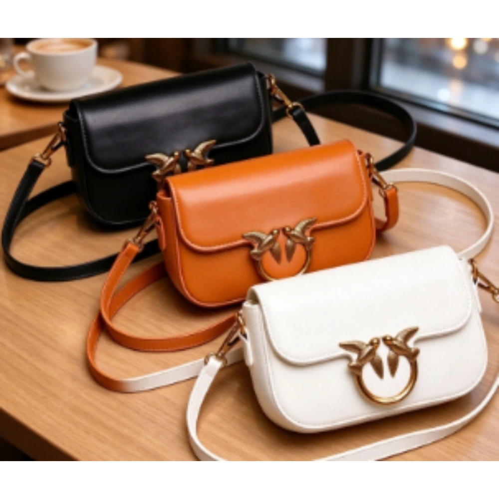 2026 New Light Luxury Flying Bird Underarm Bag for Women, Retro Texture Leather Single Shoulder Crossbody Bag