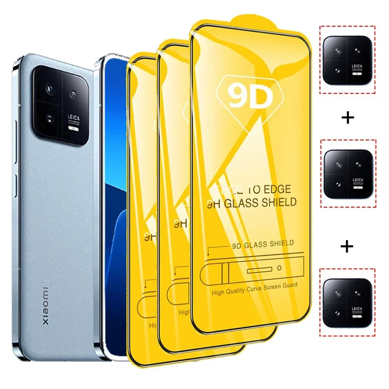 1 ~ 3 peças pelicula de vidro para Xiaomi 14T película Xiaomi13 xiaomi 13t filme da câmera xiaomi 12