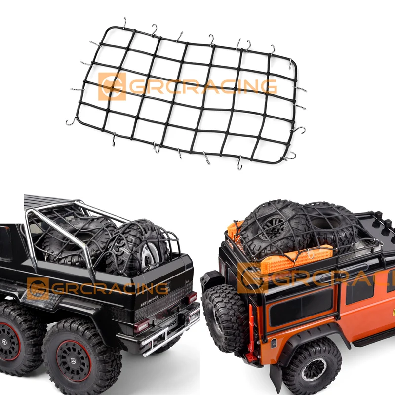 

Soft Rubber Luggage Net Bundling and Fixing Net Pockets for 1/10 RC Crawler Car Traxxas TRX4 Defender Bronco AXIAL SCX10 Parts