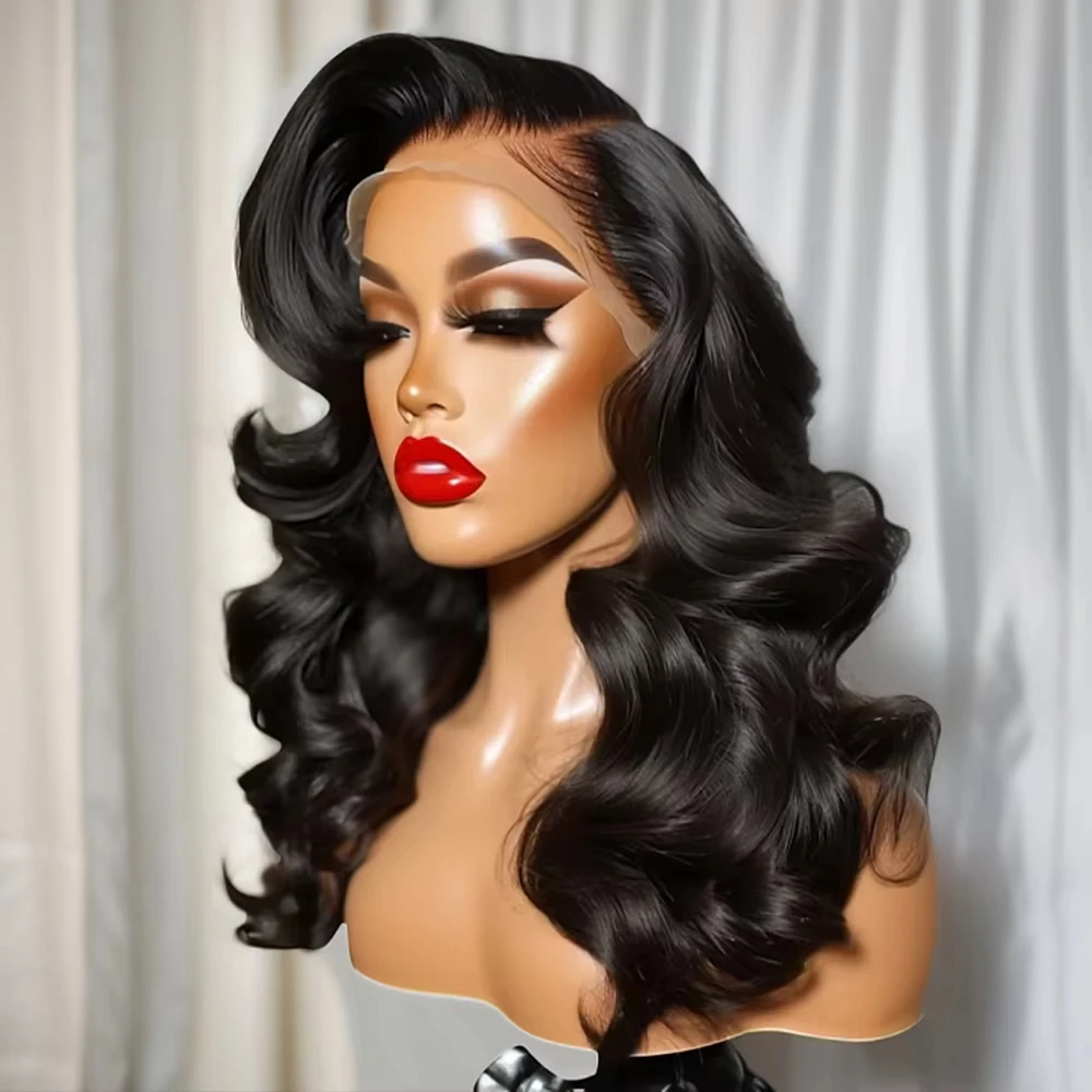 

QAANA Body Wave Short Bob 13x4 Lace Front Human Hair Wigs 220% Hd Lace Wigs Lace Frontal Pre Cut 5x5 Glueless Wig For Women