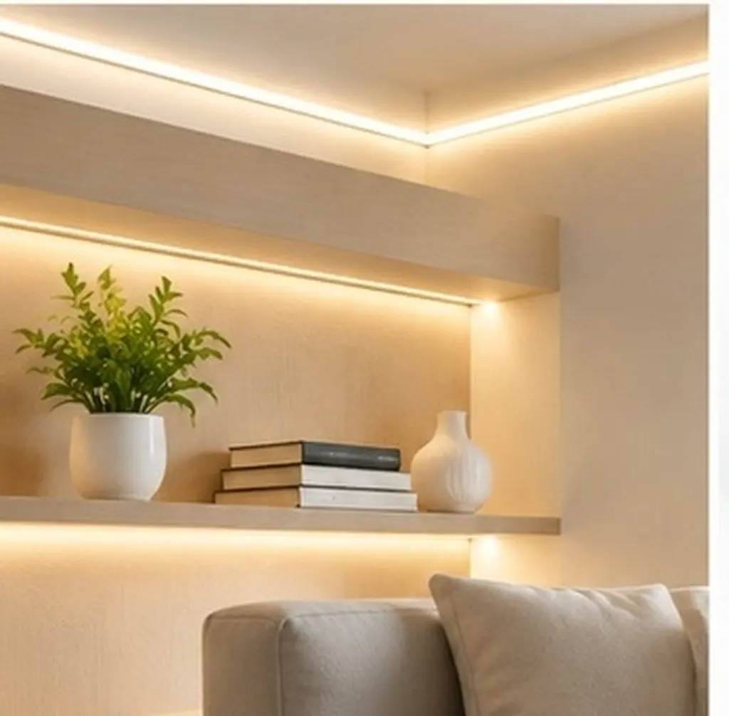 25Pcs L-Shaped 90 Degree Corner Connectors for LED Light Strips Flexible Strip Lighting Accessories Corner Light Bar