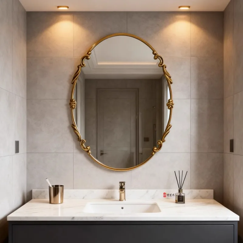 Dressing Table Korean Style Mirror Decoration Luxury Hanging Modern Makeup Hanging Mirror Barber Funky Spiegels Home Products