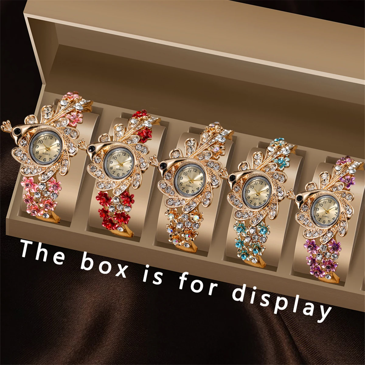 Exquisite women\'s bracelet watch set, 5 pieces/set women\'s watch combination, ideal gift for her