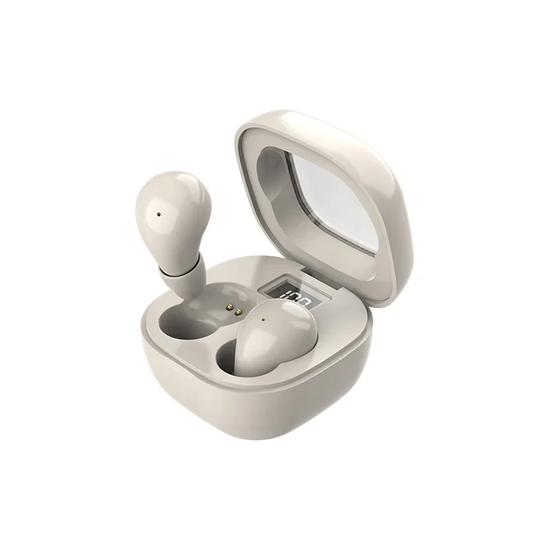 Mini Koptelefoon Onzichtbare Bluetooth 5.3 Koptelefoon TWS Draadloze in-ear Headsets HIFI Stereo Ruisonderdrukking Oordopjes Voor iPhone
