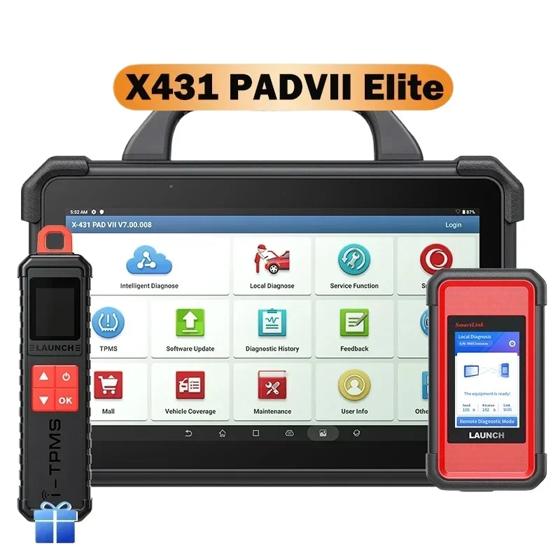 

GL LAUNCH X431 PADVII Elite автомобильные диагностические инструменты J2534 Smartlink автомобильный сканер автоматическое онлайн-программирование PAD7 Бесплатная доставка