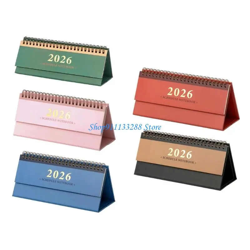 

G88D 2026 Desktop Calendars Simple Desk Calendar Standing Calendar for Office School