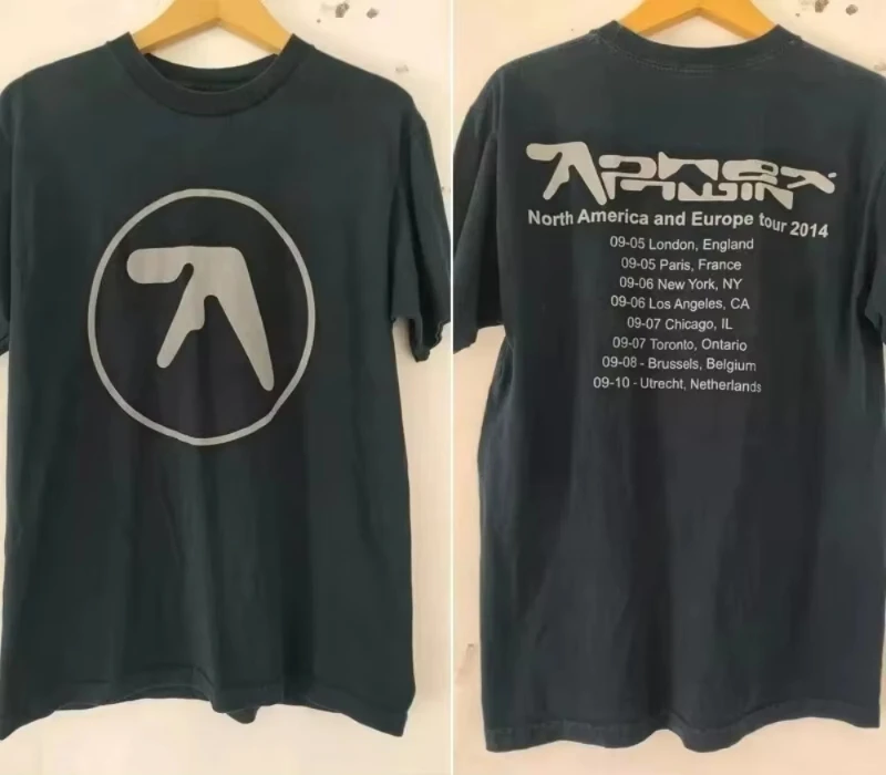 Aphex Twin Tour Men's Casual Printed Shirt