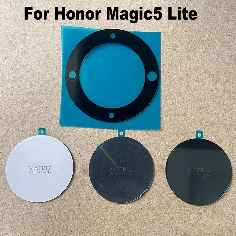 Новинка, для Huawei Honor Magic5 Lite, задняя камера, стеклянный объектив, задняя камера, стекло с клейкой лентой, Magic 5 Lite 5G O