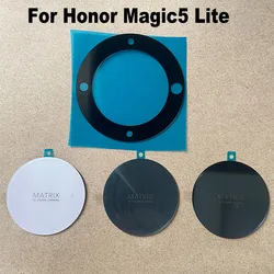 New For Huawei Honor Magic5 Lite Back Camera Glass Lens Rear Camera Glass With Adhesive Sticker Glue Magic 5 Lite 5G O