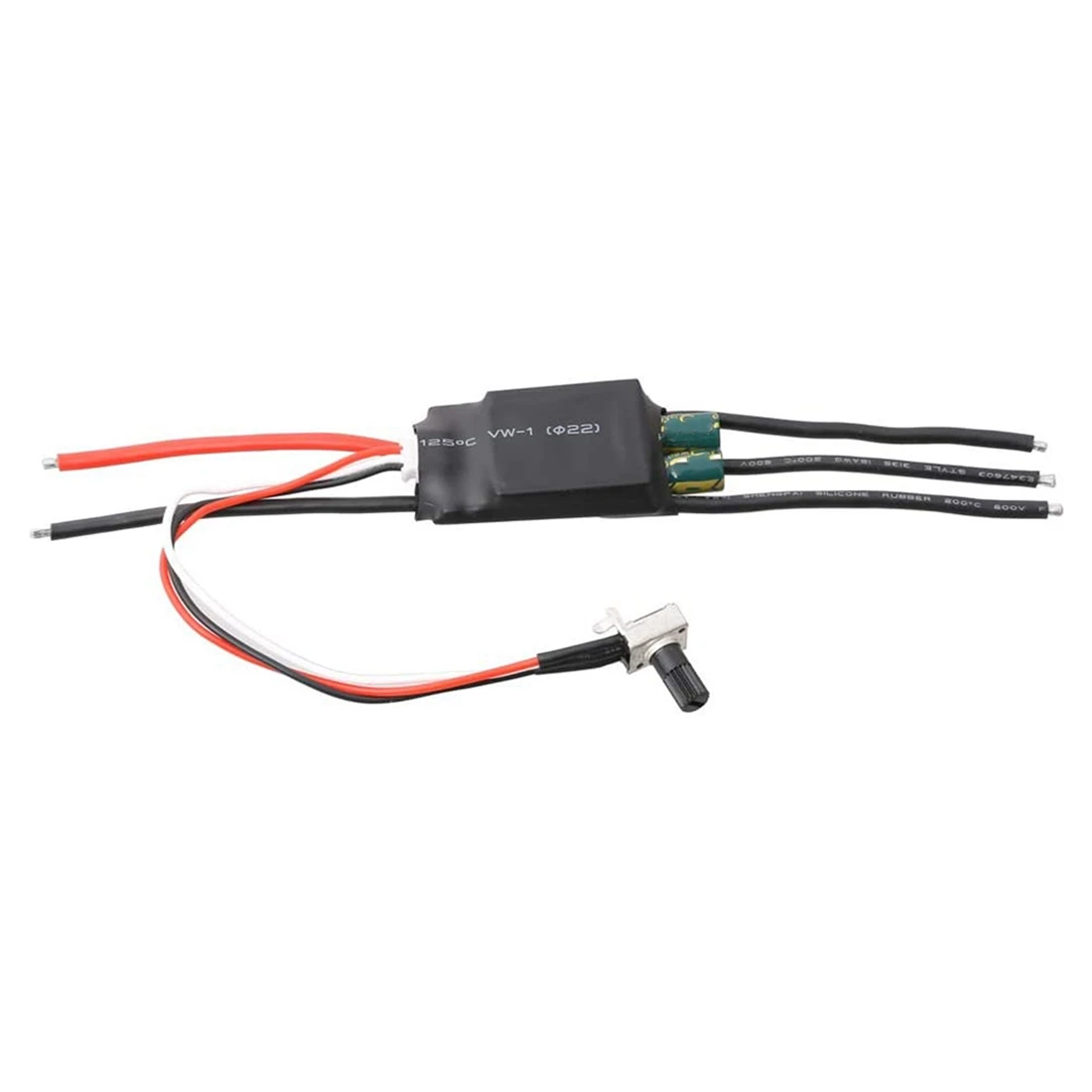 ABZV-DC 7-24V 200W BLDC controlador de Motor sin escobillas trifásico Hallless DC Motor placa de accionamiento regulador de velocidad