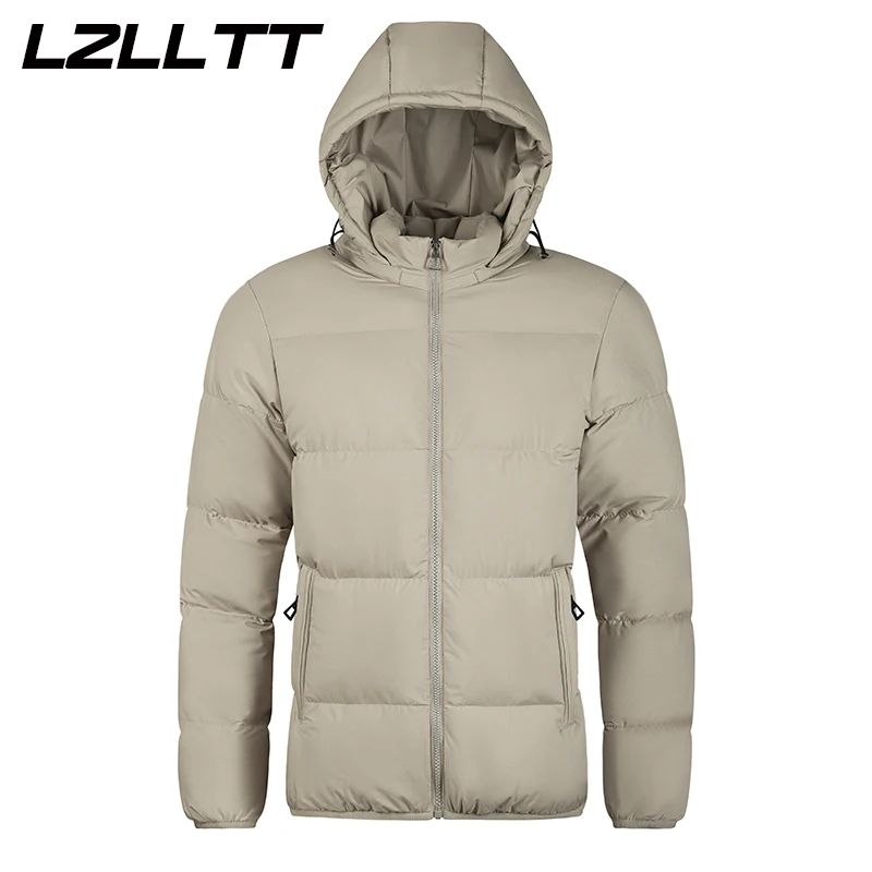 New Winter Men Warm Waterproof Parkas Jacket Vests Coat Mens Autumn Hooded Casual Brand Windproof Outwear Hat Parkas Jacket Male