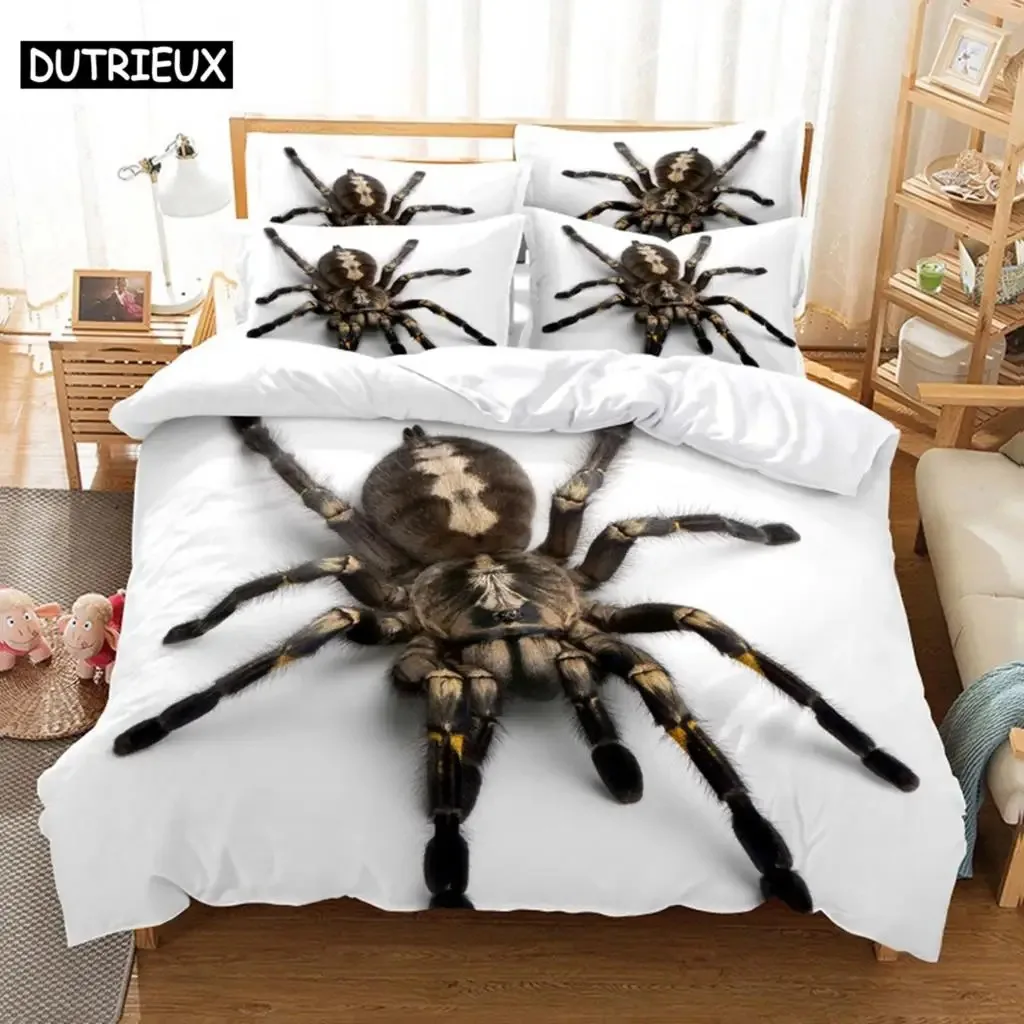 Spider And Animals Bedding Set Duvet Cover Set 3d Bedding Digital Printing Bed Linen Queen Size Bedding Set Fashion Design