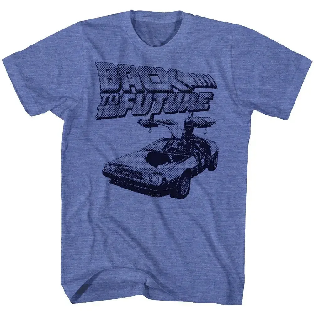 Back To The Future Btf Halftone Movie T Shirt