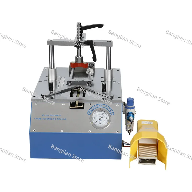 Desktop Pneumatic Nail Angle Machine, Bench-Top Type, Picture Frame, Underpinner 0.6-0.8 MPa, Working Pressure, 110mm