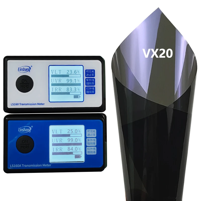 

Фотохромная фиолетовая светоотражающая пленка HD для лобового стекла, солнцезащитная, металлическая, с УФ-защитой, тонировочная пленка для окон VX20